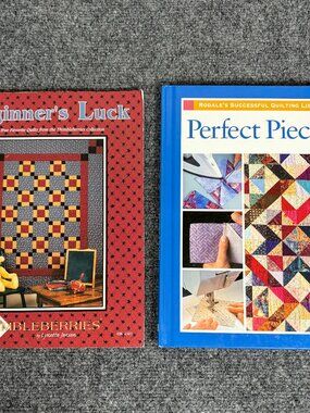 Lot of 2 Quilting Books With Patterns, Patchwork, Quilts Ideas, Gramacore